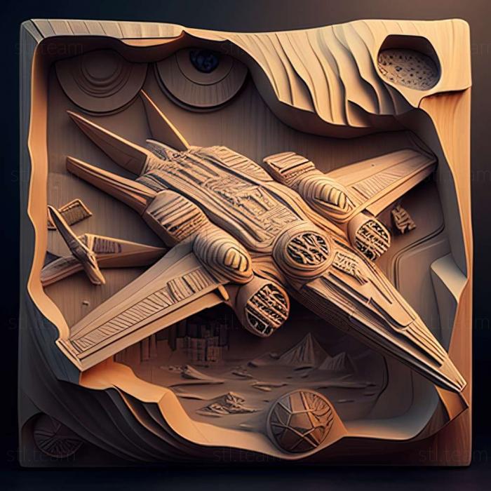 3D модель Игра звездные войны истребитель (STL)